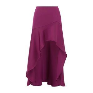 RUNAWAY THE LABEL ‘Kairo’ Midi Skirt in Berry